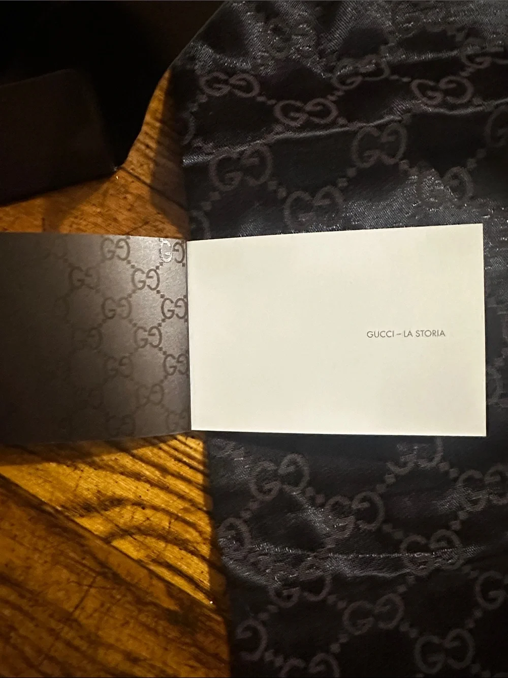 Gucci Brown and Black Dust Bag Set - Luxury Accessory Storage With a Mini Book